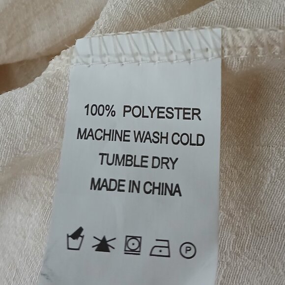 Anthropologie Kindred Top 1X Crochet Fringe Cardigan Boho Hippie Tie Front - Picture 9 of 9